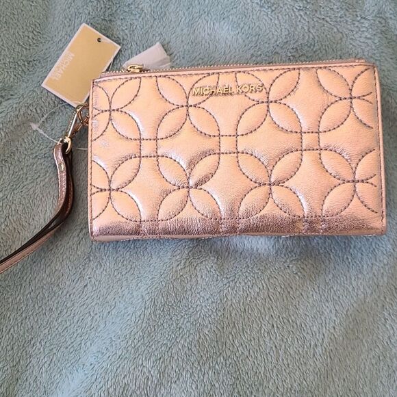 Michael kors double zipper wristlet - Picture 1 of 4